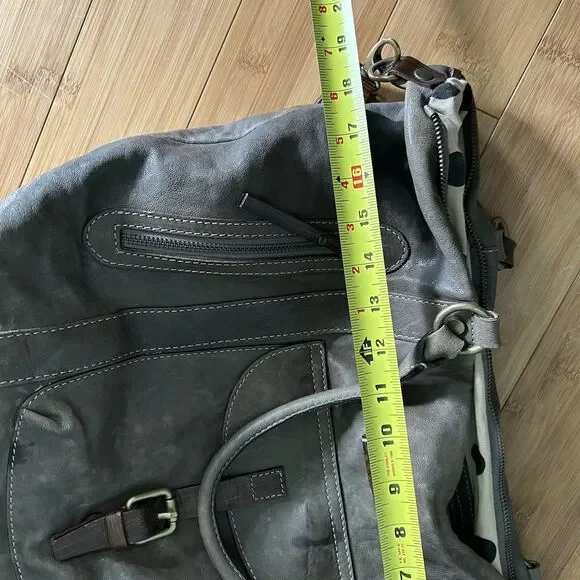 Calvalcanti Genuine Leather Handbag Shoulder Purse Crossbody Strap Made In Italy - Picture 16 of 16